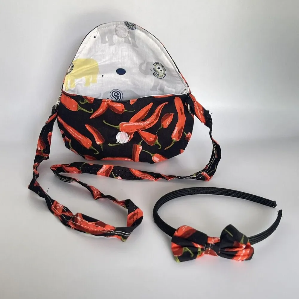 Girls Accessories Chili’s Purse Bag & Headband Set crossbody